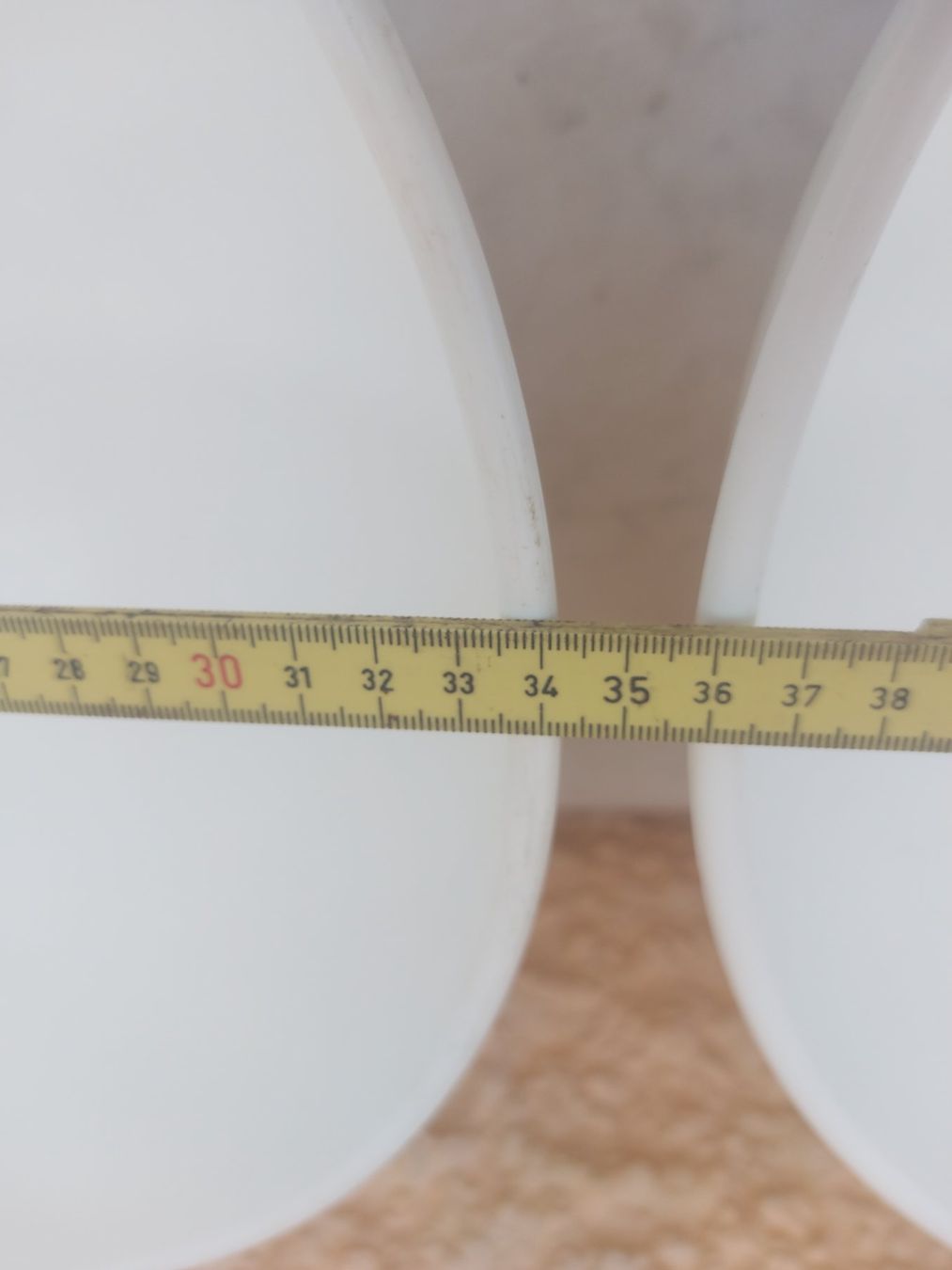 Ciotole: Teig - Schuesseln  weiss 2 Stk. Durchmesser ca. 34cm – Usato da Rheinau venduto da profitronic.shop 3