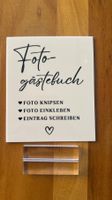 Schild Fotogästebuch zum aufstellen