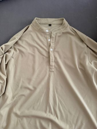 Herren Langarmshirt Beige XL