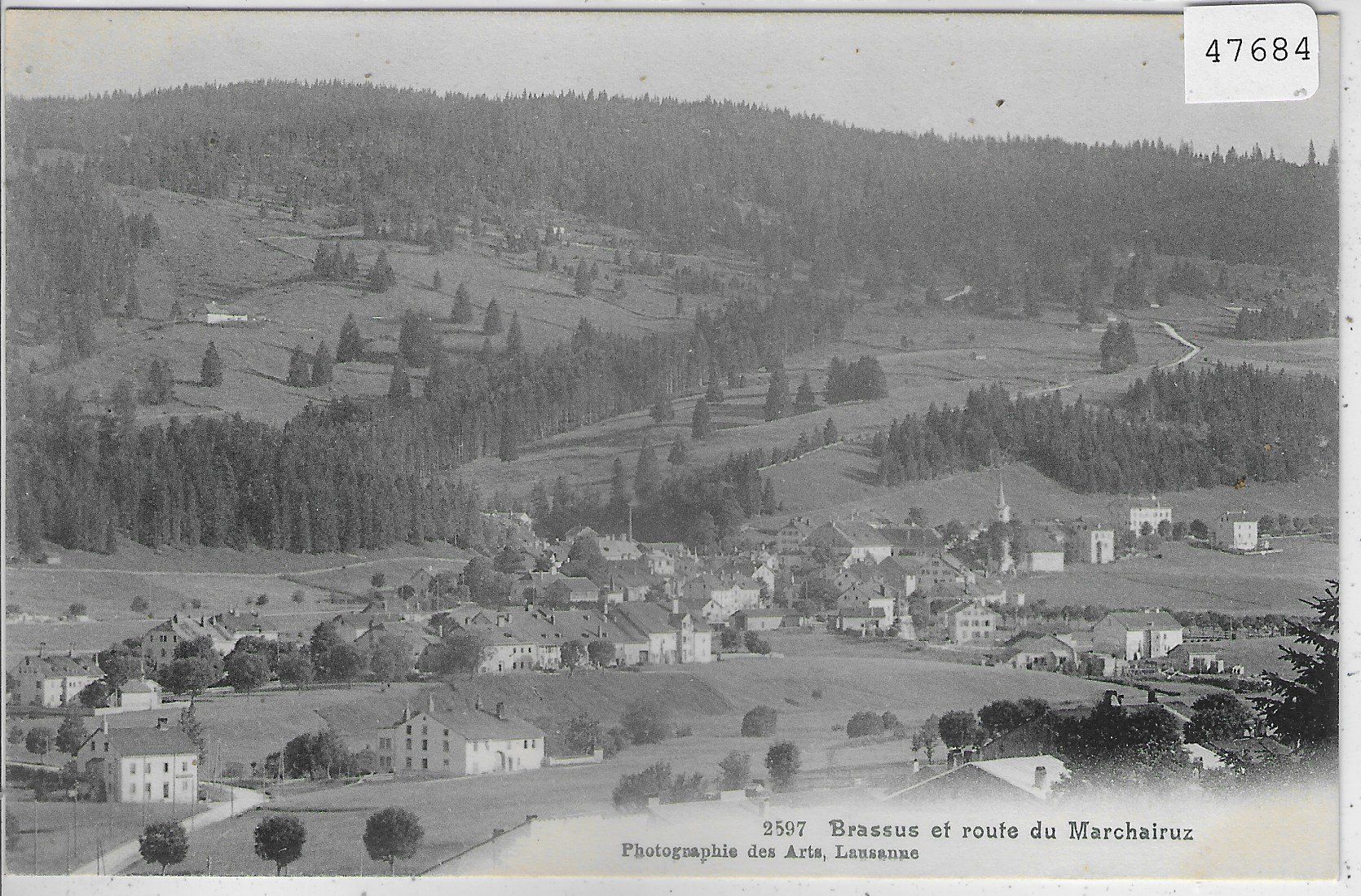 Cartoline postali: Brassus et route du Marchairuz – Usato da Ettingen venduto da Kartenplanet