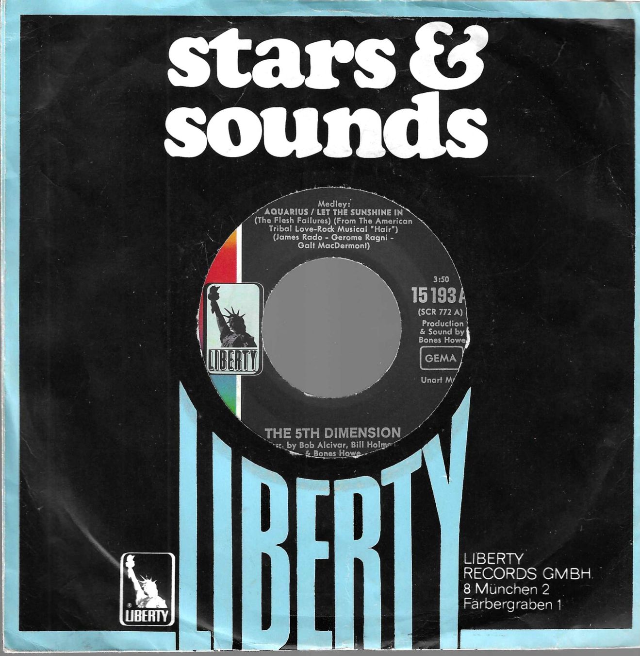 Schallplatten: The 5th Dimension - Aquarius/Let The Sunshine In – Gebraucht aus Savagnier von Ne2065