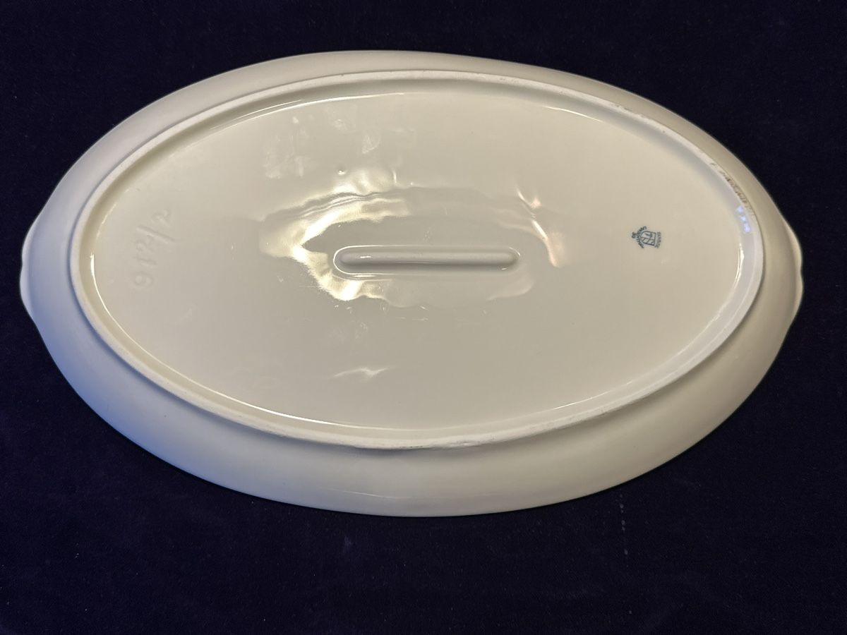 Piatti di portata: Suesse Langenthal Servierplatte, oval, mit Blumenmuster.1935 – Usato da Zürich venduto da Chaeffeler 4