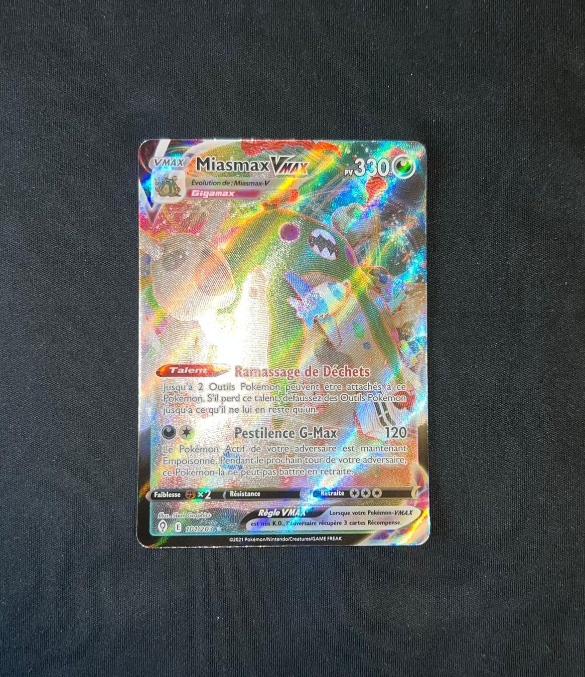 Pokémon Carte collezionabili: Miasmax Vmax FRançais 101/203  – Nuovo (secondo la descrizione) da Genève venduto da Jojo_pokemon 2