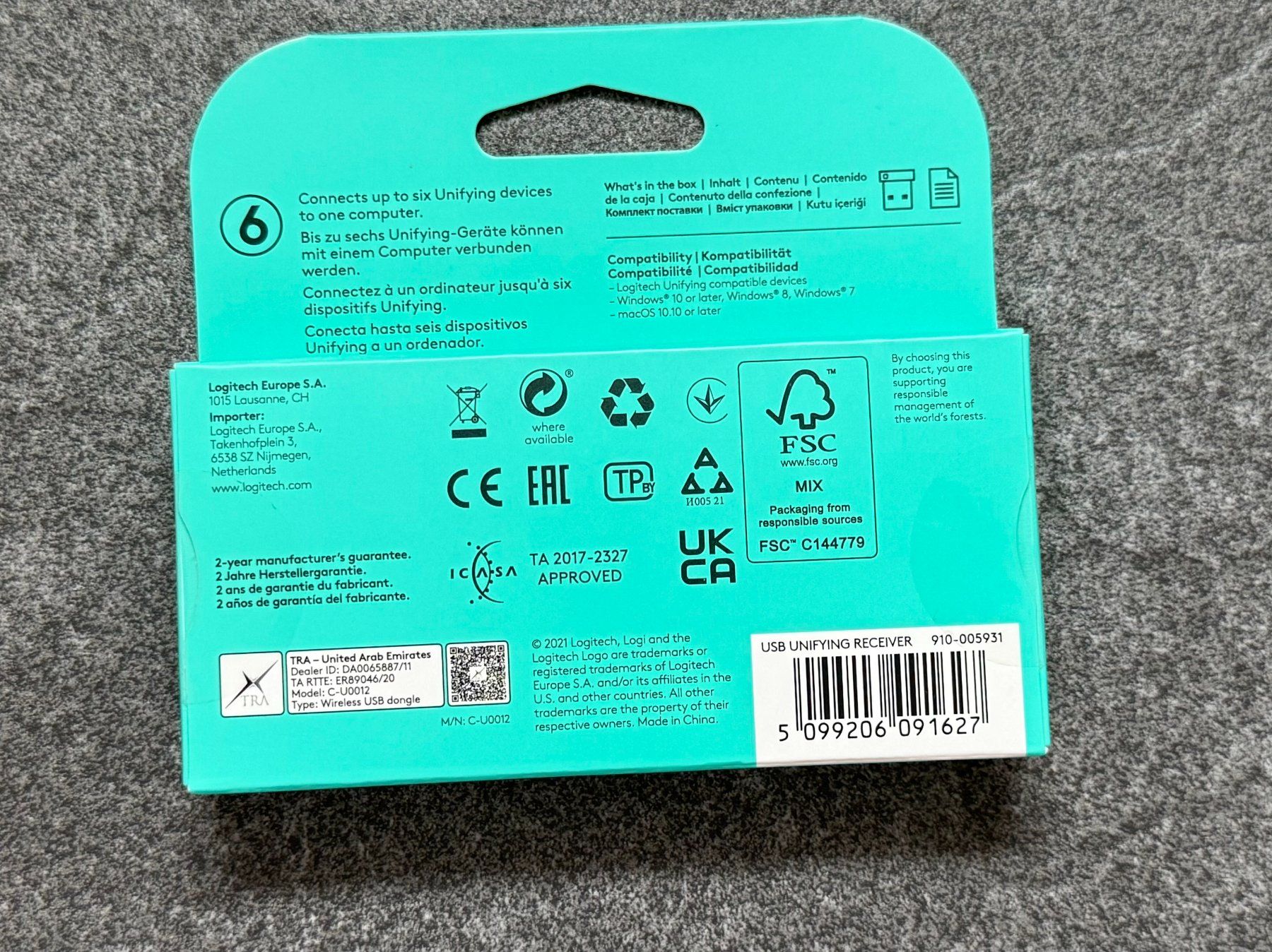 Logitech Lecteurs & Adaptateurs: Logitech Unifying Empfänger / USB Unifying Receiver / Dongle – Neuf avec emballage d'origine à Männedorf par mel_st6z 1