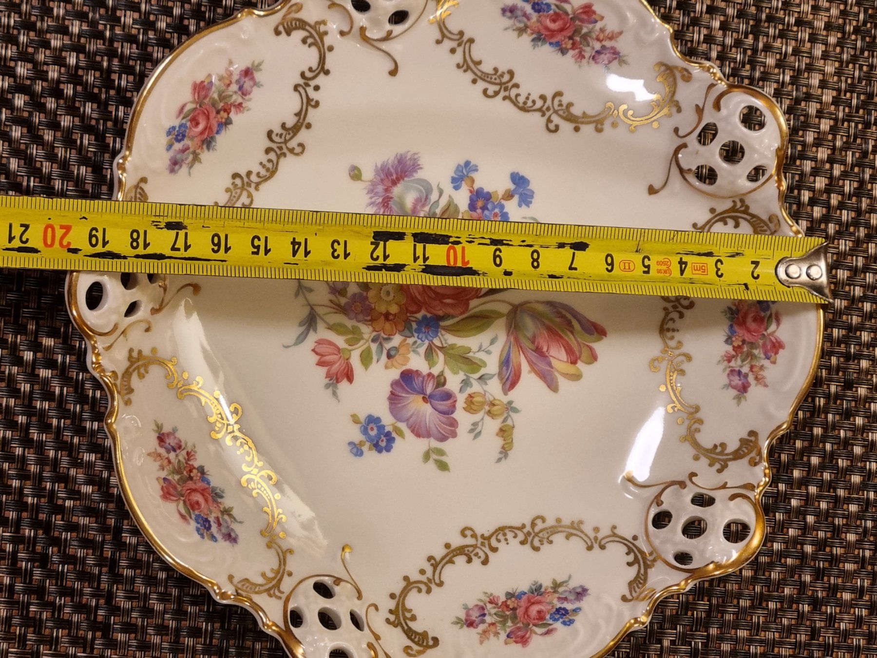Rosenthal Piatti di portata: Rosenthal Molière Durchbruchschale mit Gold – Usato da Scharnachtal venduto da devin03 7