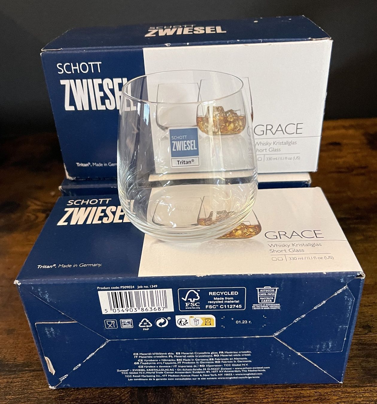 Schott Gläser: Schott Zwiesel / Whiskyglas Grace / Karton à 2 Gläser – Neu und originalverpackt aus Oftringen von Vucki
