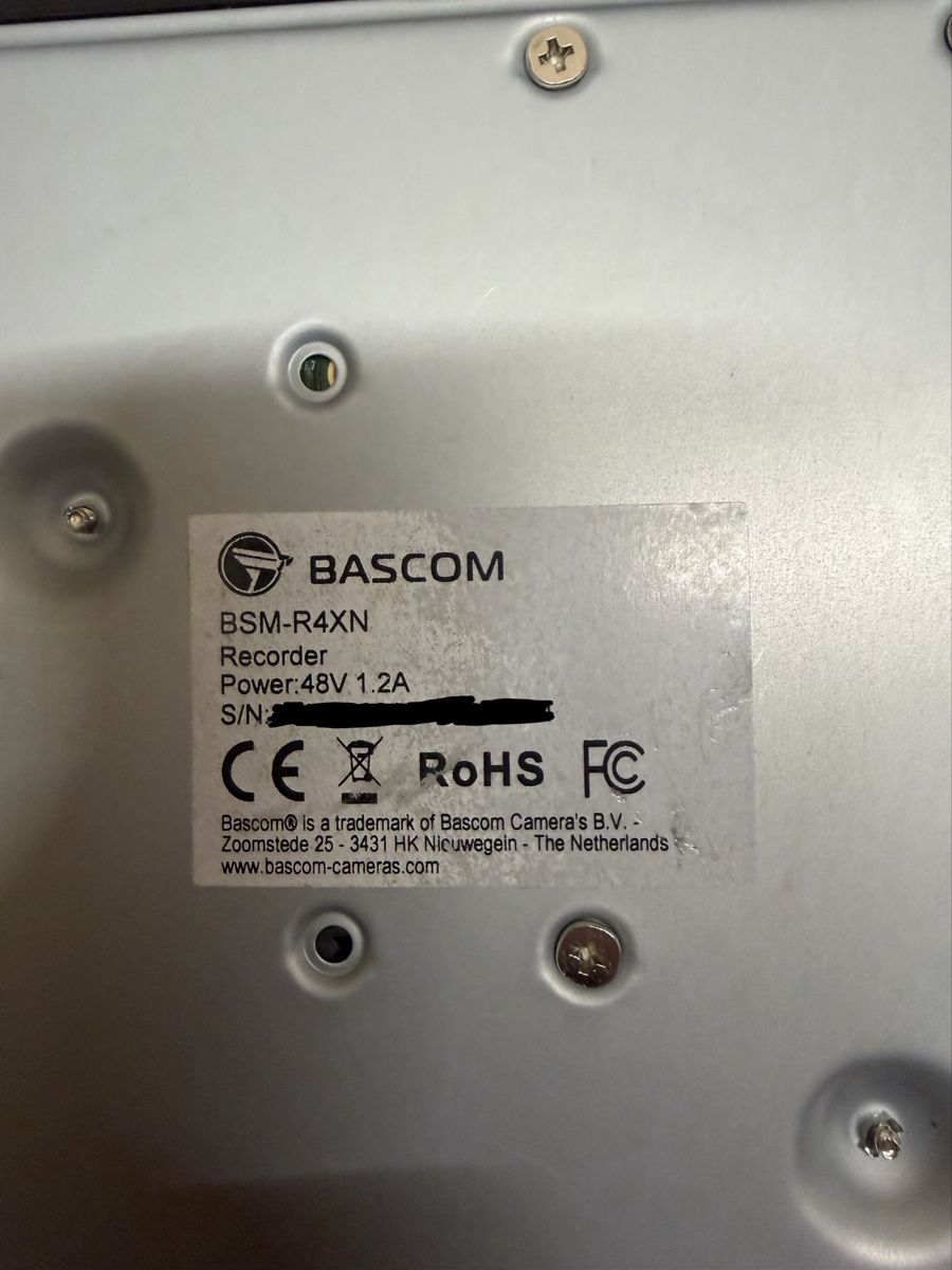 Receiver: Bascom Überwachungssystem 4 Kanal POE – Gebraucht aus Root von Senseless 2