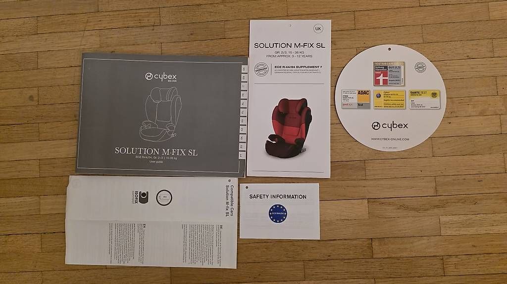 Sièges auto: Cybex Solution M-Fix SL (15-36 Kg) – D'occasion à Steinhausen par rom_6pzm 2