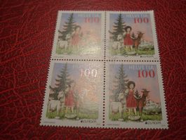Marke Heidi 2010, FDC + Lose Viererblock ET-o