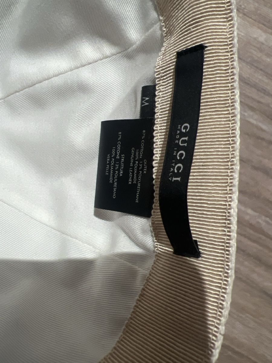 Gucci Copricapi, berretti & cappellini: Baseballkappe Gucci beige GG Grösse M – Usato da Lampenberg venduto da boom_123 3