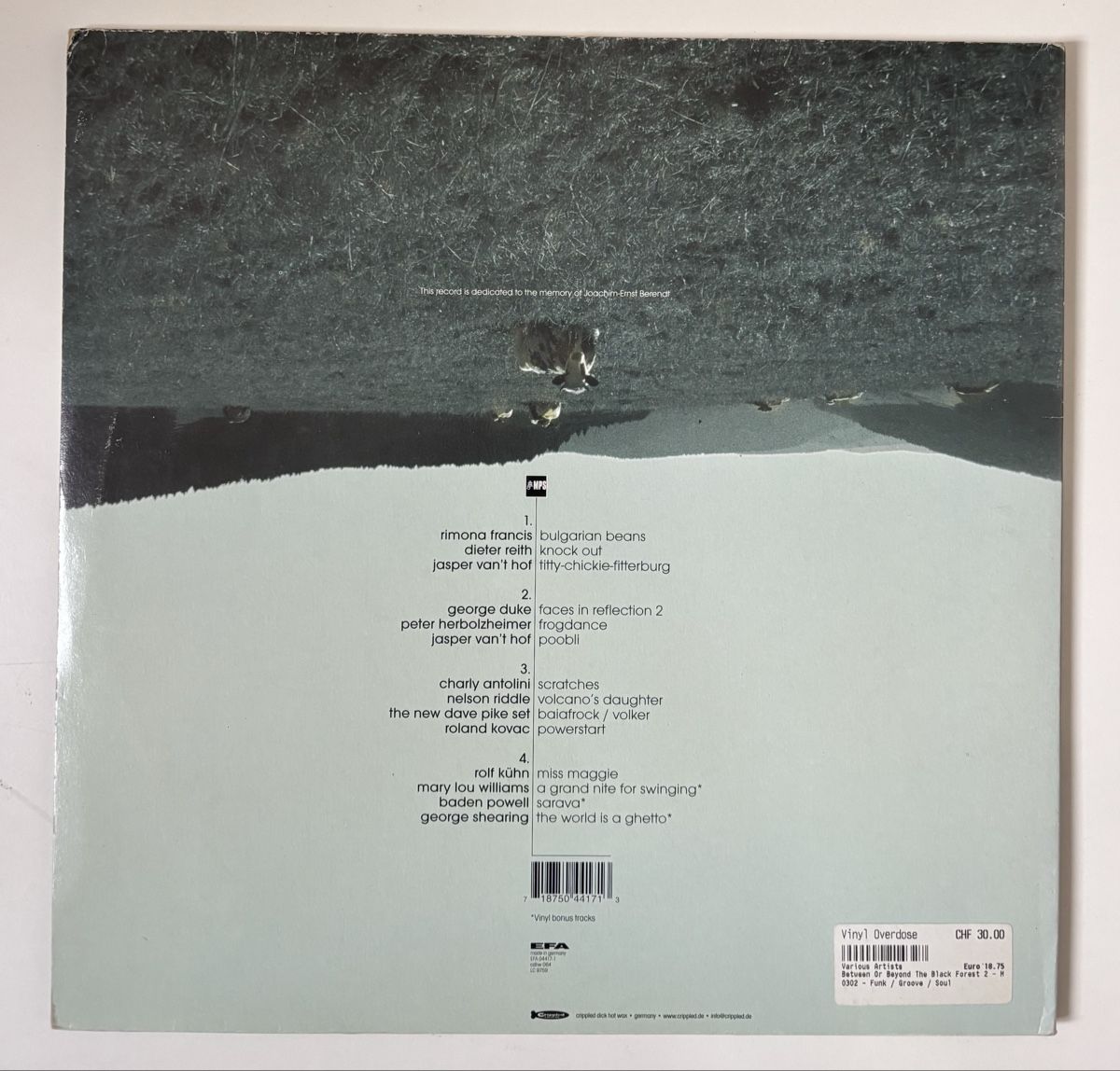 Dischi in vinile: Between Or Beyond The Black Forest 2 MPS 2 x Vinyl EX/EX – Usato da Neuchâtel venduto da Deivid2 7