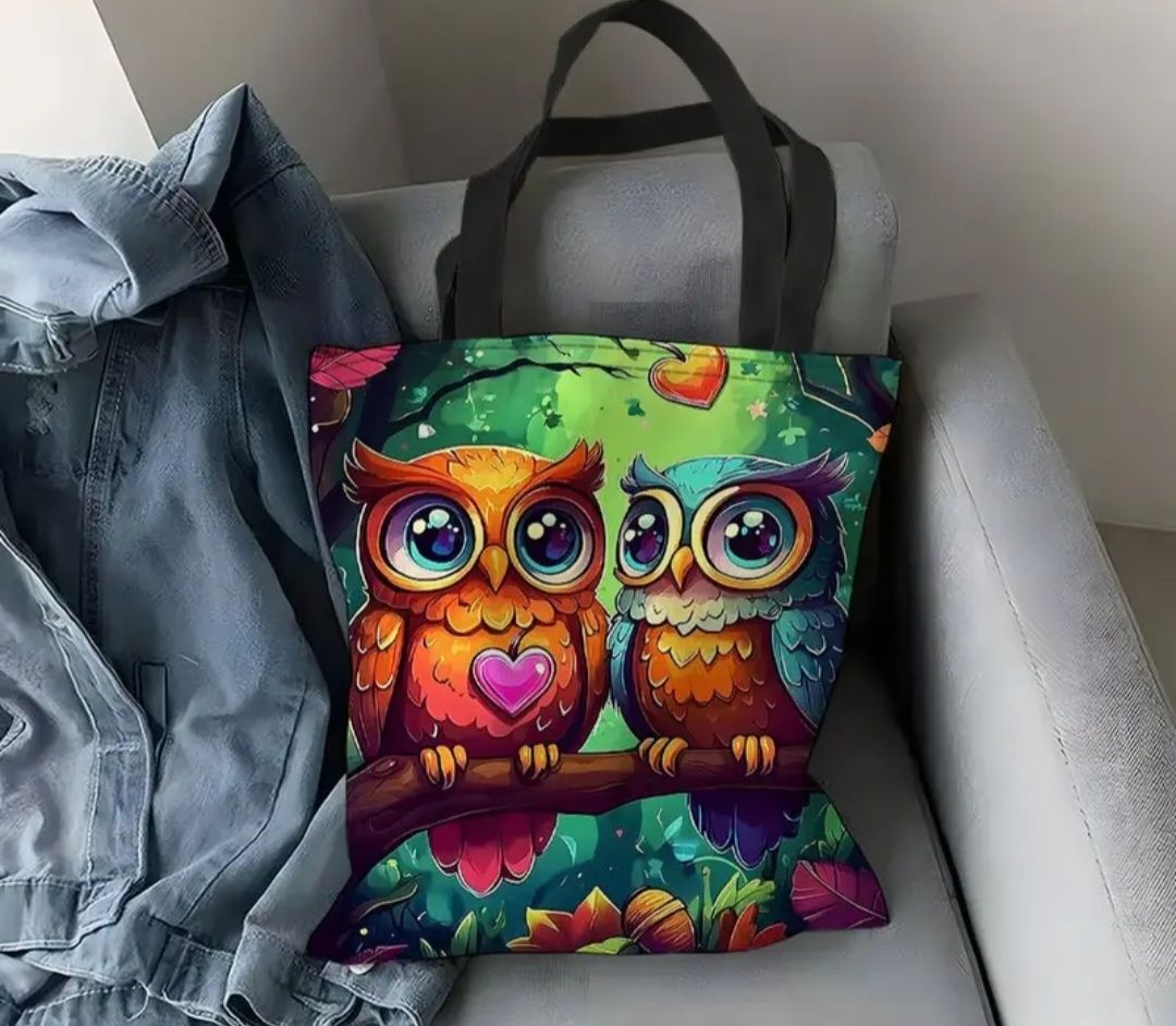 Taschen: Süsse Umhängetasche mit Eulenmotiv - Neu – Neu und originalverpackt aus Arbon von sar_l7ll 1