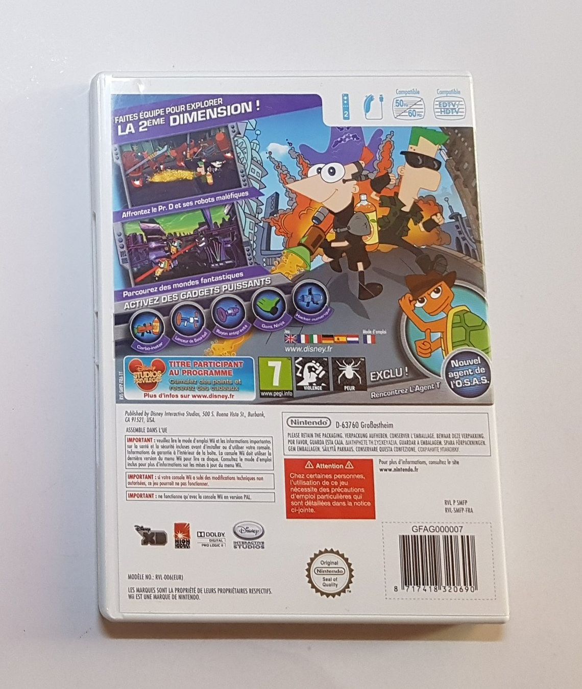 Nintendo Spiele: Phineas und Ferb Quer durch die 2. Dimension Wii – Gebraucht aus Schüpfheim von Games_Spielkonsolen 2