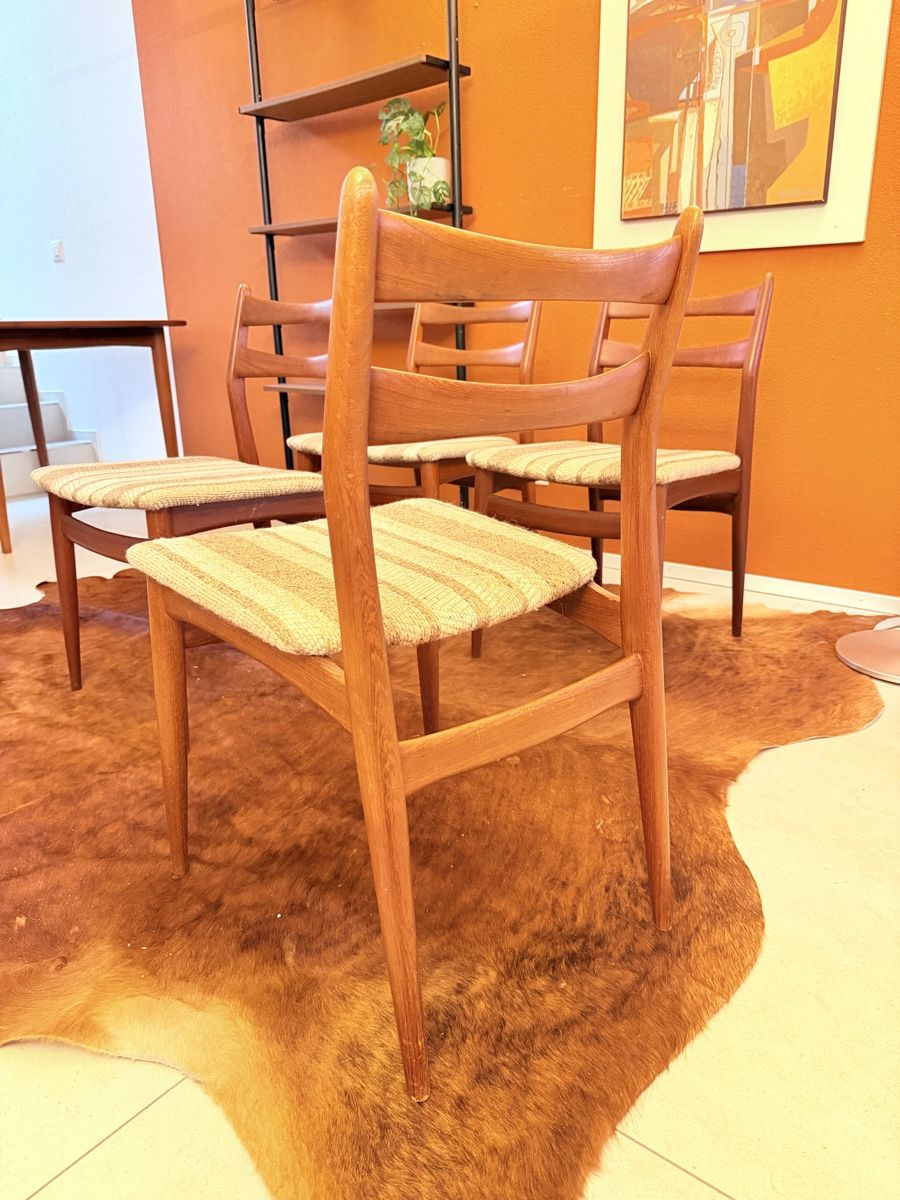 Stühle: Vintage 4 Stück Teak Stühle – Gebraucht aus Grenchen von Nur_2540 4