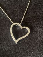 Kette mit Anhänger Swarovski Schmuck neuwertig 45cm