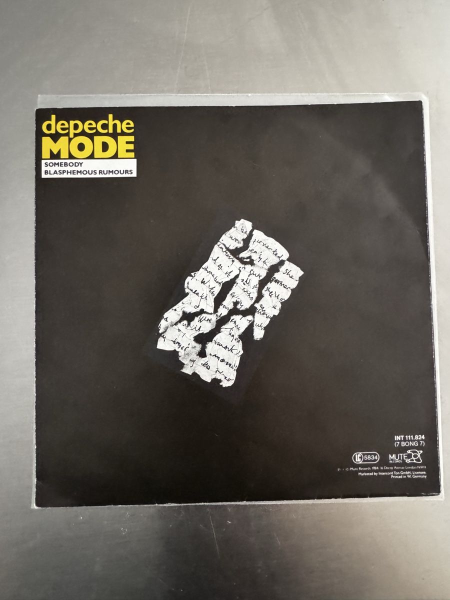 Schallplatten: Depeche Mode - Blasphemous Rumours - 7" Single - 80s – Gebraucht aus Rorbas von BlackstarRecords 1