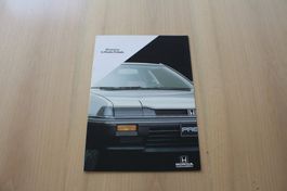 Honda Prelude Prospekt 2/1984 FR