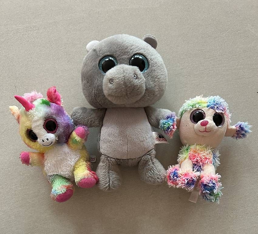 Giocattoli: Glubschis Plüschtiere Einhorn Nilpferd Pudel – Usato da Wil SG venduto da Goldi2010