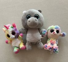 Glubschis Plüschtiere Einhorn Nilpferd Pudel