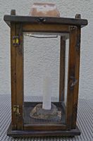 Antike Holzlaterne (Seltenheit)