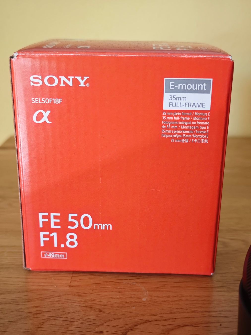 Sony Obiettivi: Sony 50mm F1.8 FE – Nuovo e nell'imballaggio originale da YVERDON-LES-BAINS venduto da CYBERSALE 4
