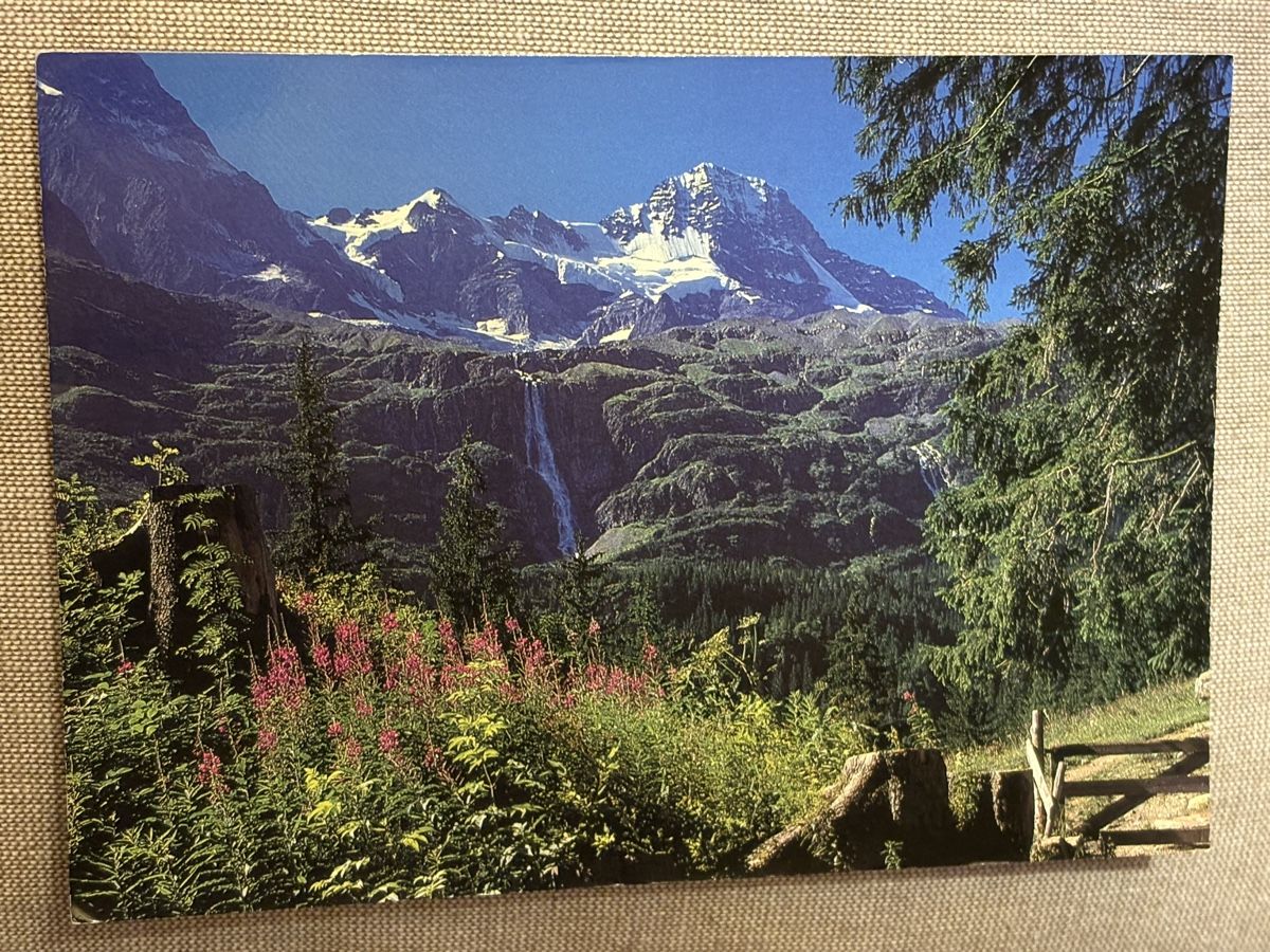 Cartoline postali: AK mit Breithorn Bergpanorama – Usato da Rümlang venduto da Kartenpost1