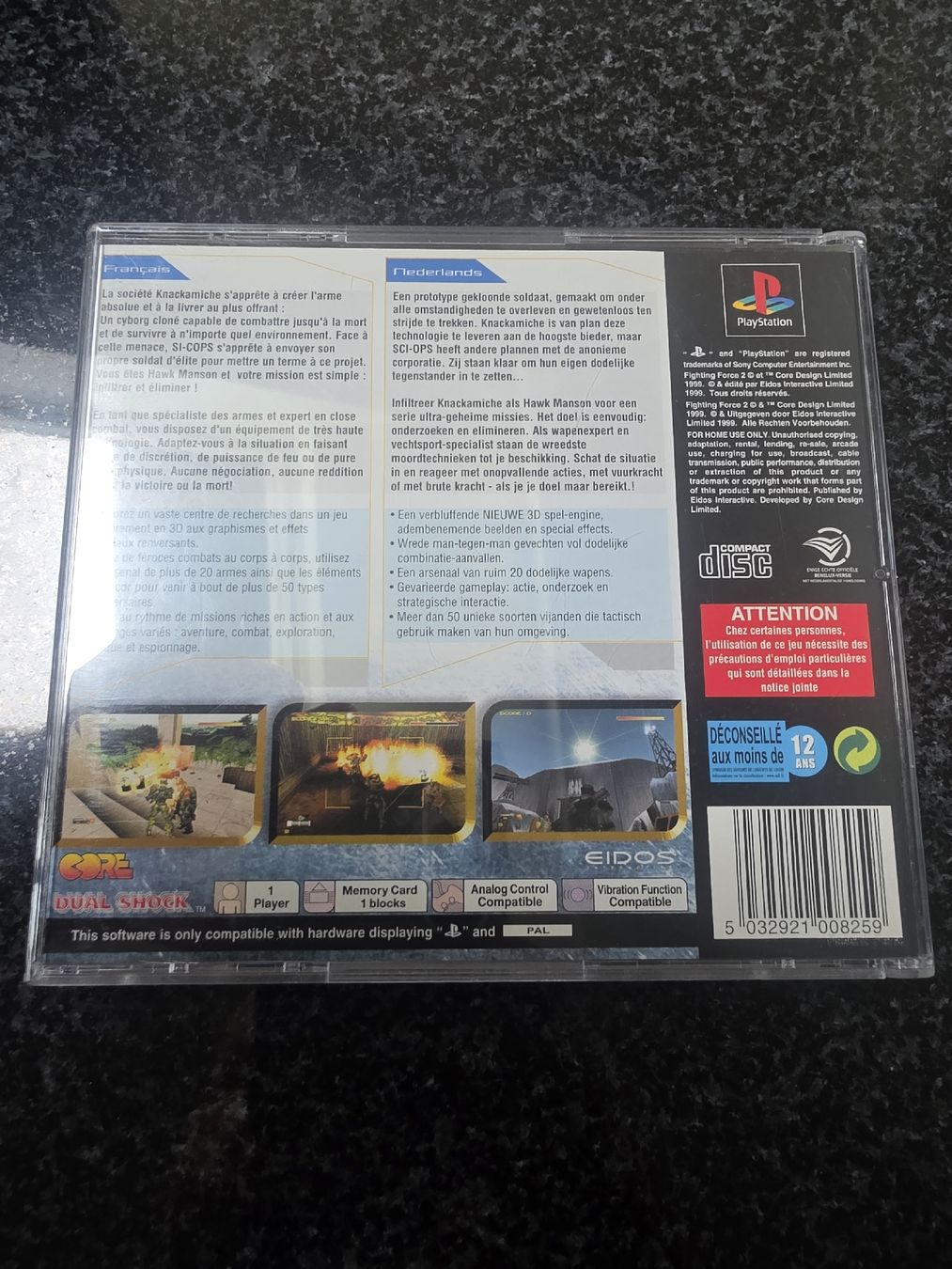 Jeux: Fighting Force 2 PS1 – D'occasion à Chavornay par Crash37 1