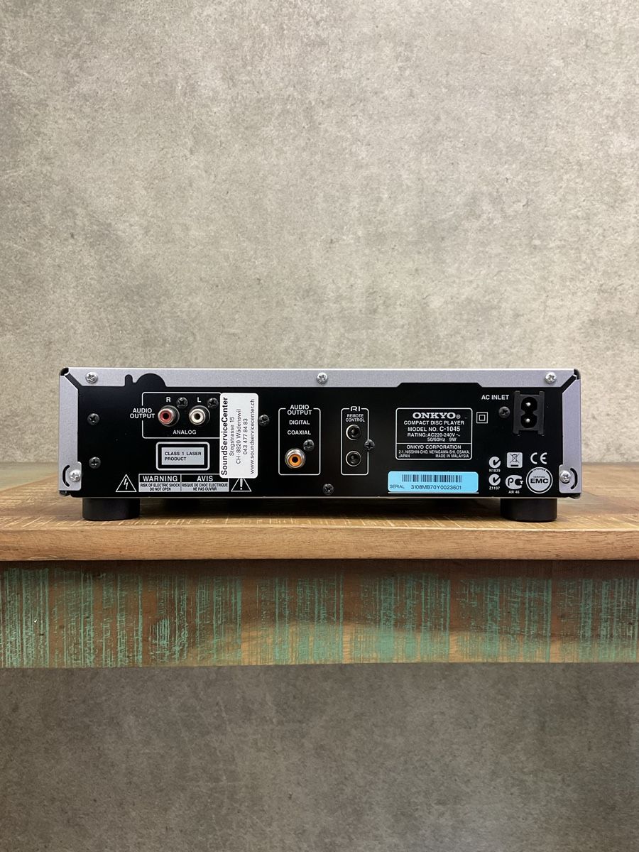 Onkyo Systèmes audio & multimédias: ONKYO CD Player C-1045 silber – D'occasion à Winterthur par klassikaudio 1