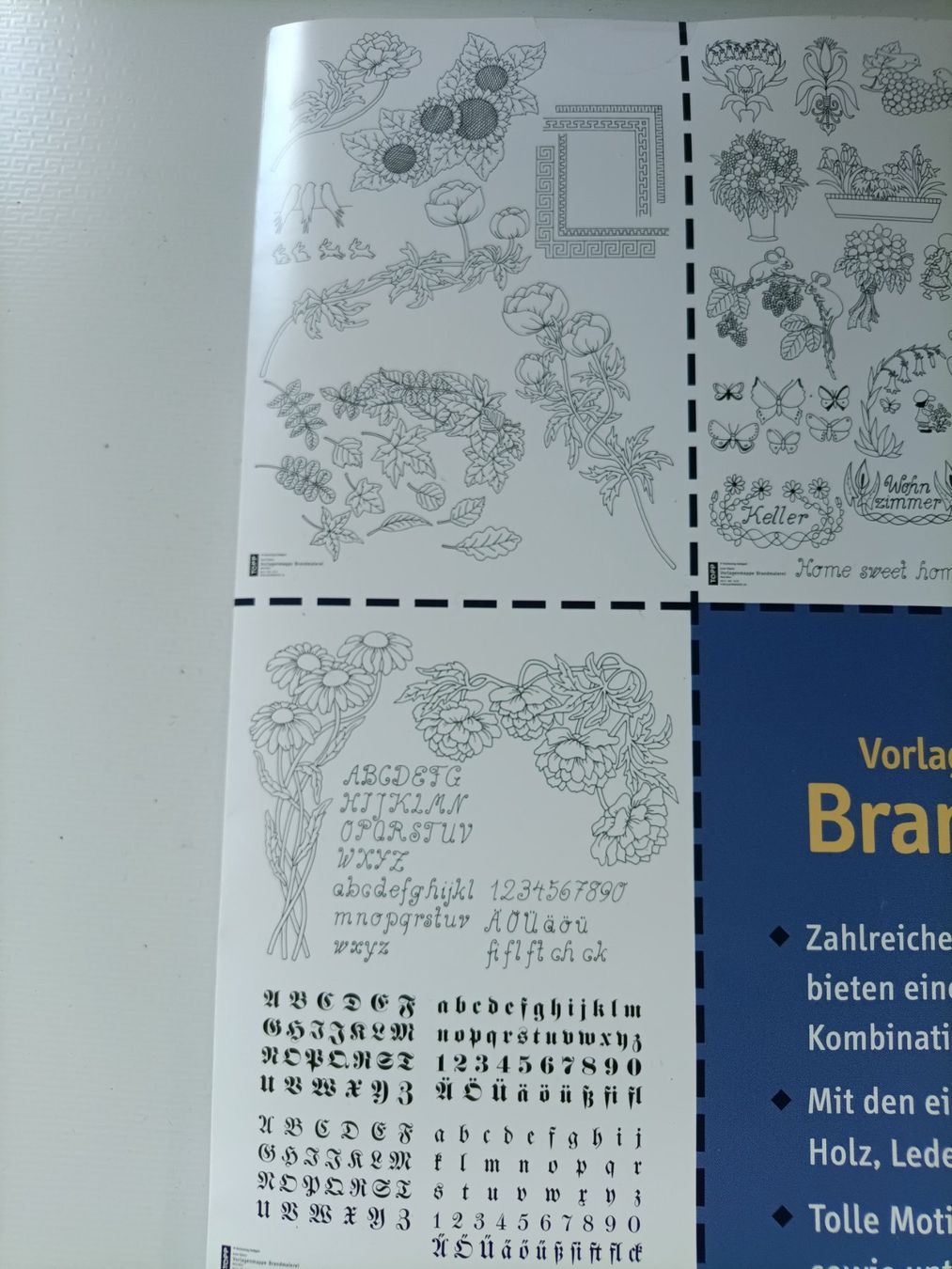 Livres: Vorlagenmappe Brandmalerei – Neuf (Voir description) à Abtwil SG par Tonisberg 1
