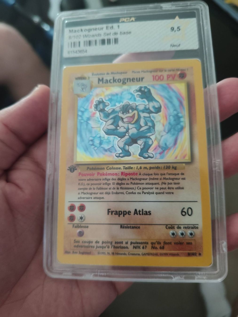 Pokémon Carte collezionabili: Mackogneur Edition 1 PCA 9.5 – Nuovo e nell'imballaggio originale da Allens venduto da PedroMo
