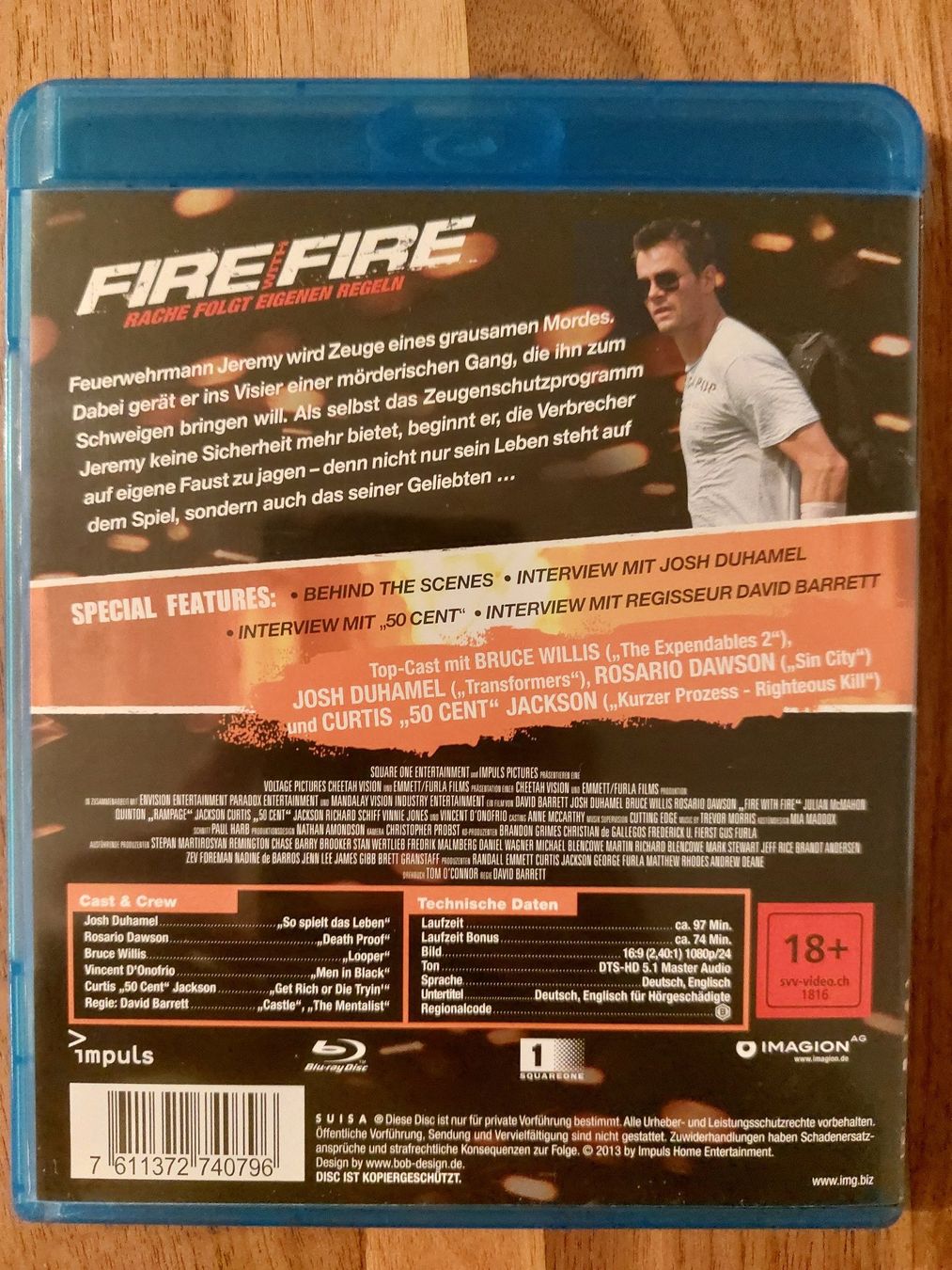 Tutti i DVDs: Blu Ray - Fire with Fire mit Bruce Willis – Usato da Rheinfelden venduto da FilmAuktion 1