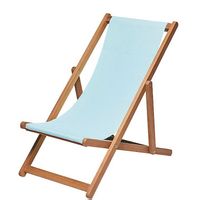 Home and More Kinder-Strandstuhl Blau | 68 × 46 × 68 cm