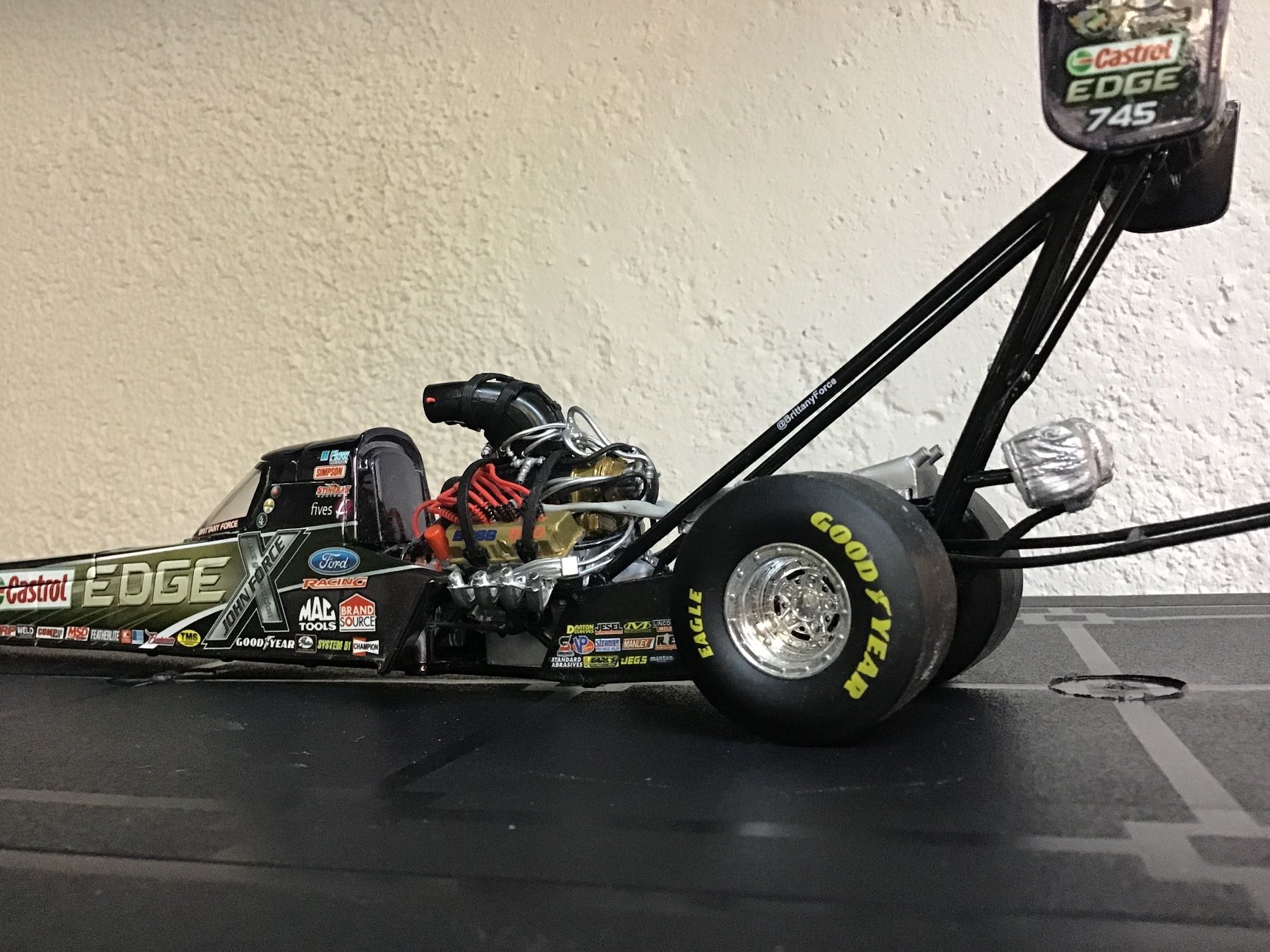 Modellini d'auto: Dragster Modellauto, Castrol Edge Design, 1:24 – Usato da Männedorf venduto da Modelle-aller-Art 2