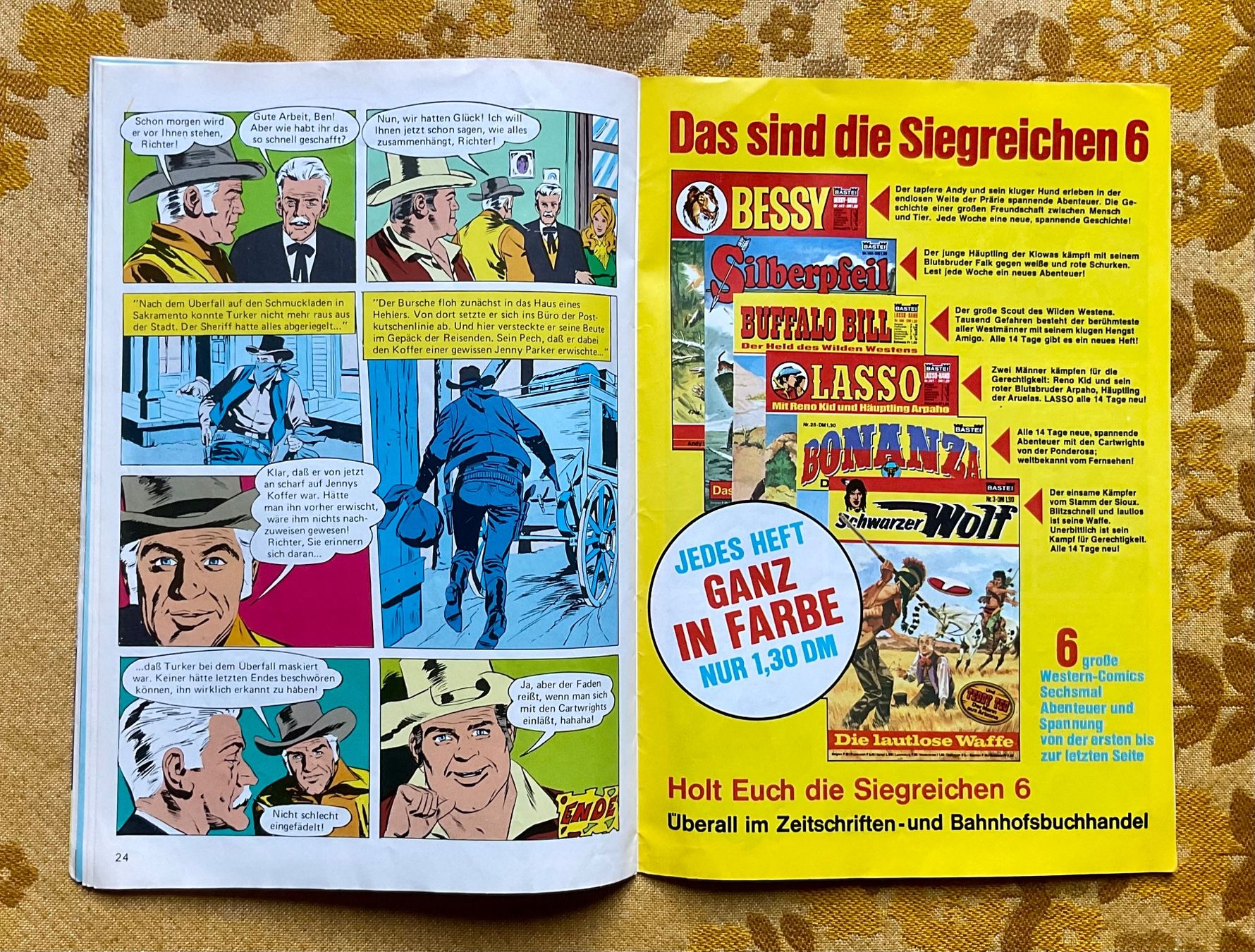 Fumetti: Bonanza Heft Nr 41 von 1975 ? – Difettoso da Endingen venduto da nathan05 6