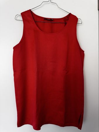 Gina Monti   Rotes Top Seiden 100%