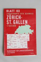 LK der Schweiz, 1 :100'000, Blatt 103 Zürich-St. Gallen 1976