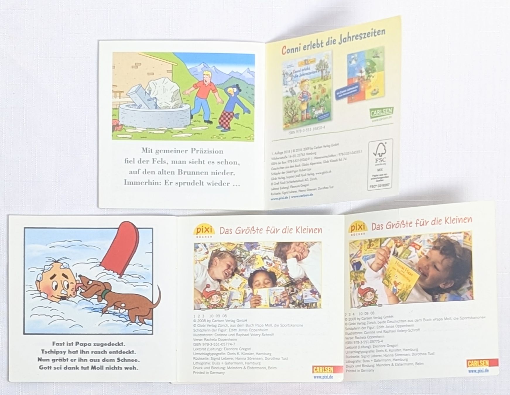 Libri: 3x Pixi Bücher - Globi & Papa Moll – Nuovo (secondo la descrizione) da Wängi venduto da ABIZONE-86 1