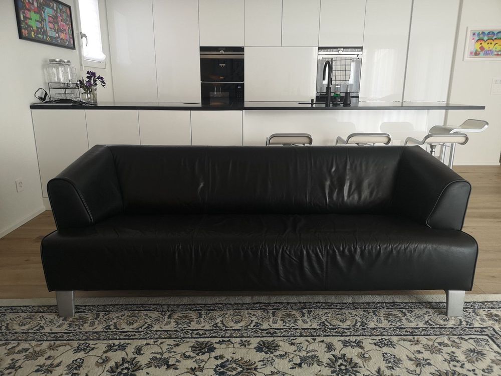 hebben Parana rivier Retentie Rolf Benz Sofa Couch Leder schwarz SOB 2300 | Comprare su Ricardo