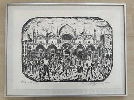 Original Lithographie ev. Venedig ?