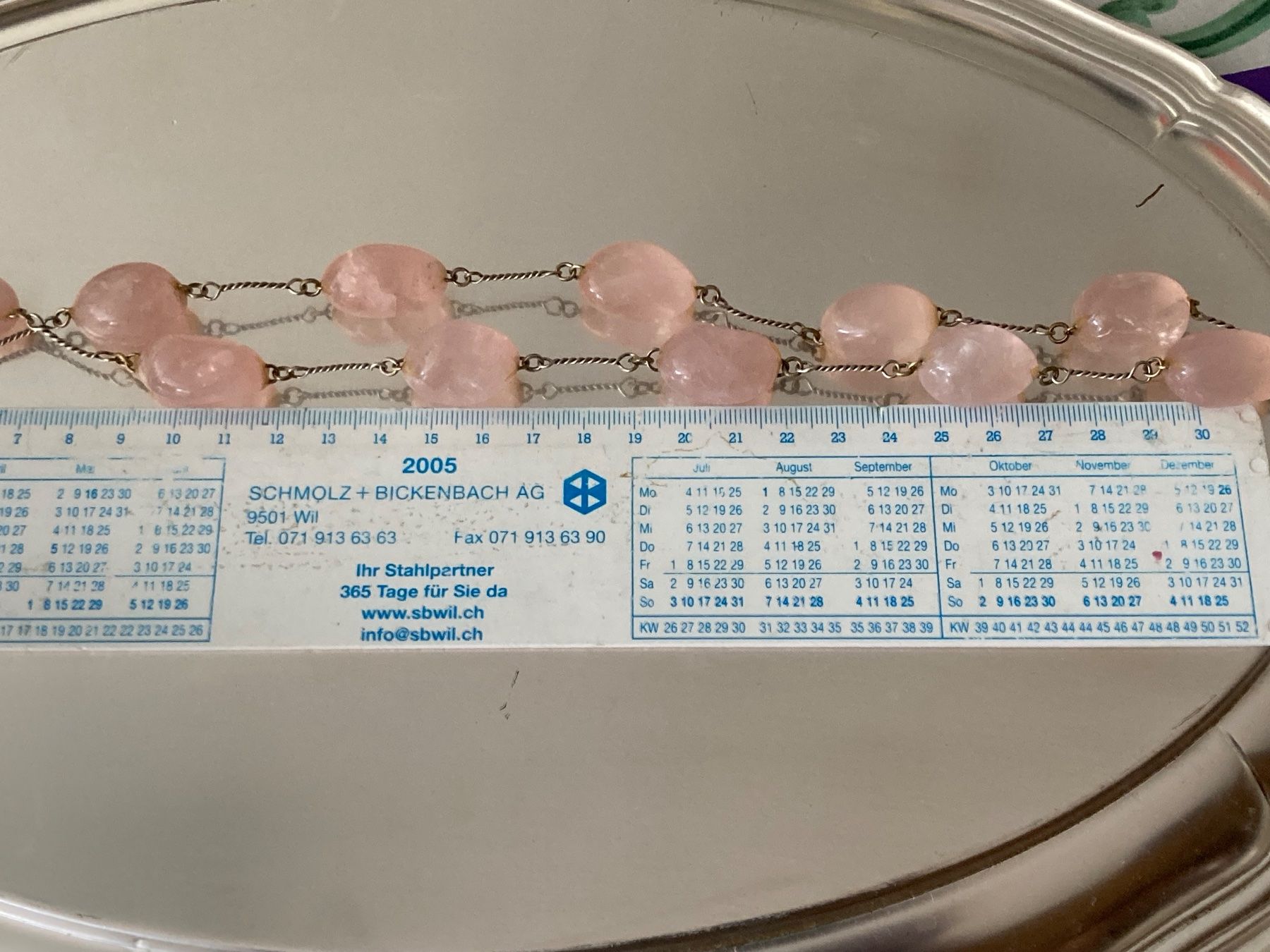 Colliers: Collier vintage en Quartz Rose – D'occasion à Marly par Antigona71 2