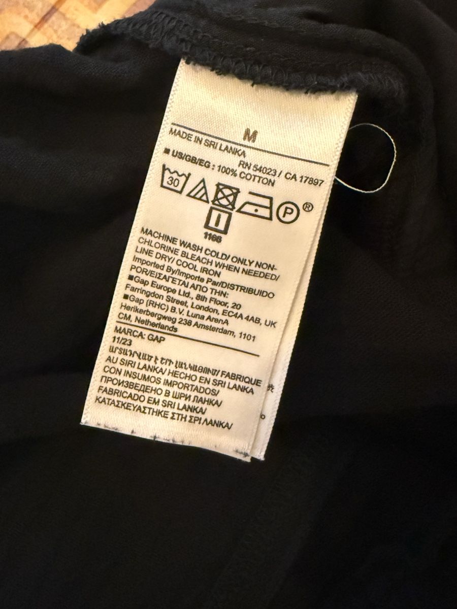 Gap Pantaloni: GAP Hose schwarz Grösse M Baumwolle 100% – Nuovo (secondo la descrizione) da Basel venduto da zukk_ 5