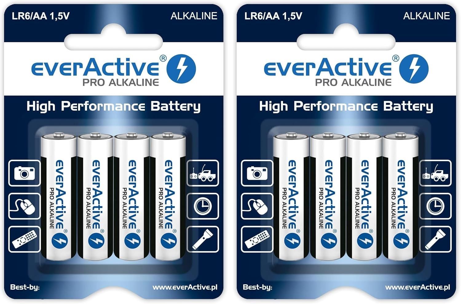 Akkus & Batterien: everActive AA Batterien 40er Pack, Pro Alkaline, Mignon LR6 – Neu und originalverpackt aus Bülach von StoreInShop.com