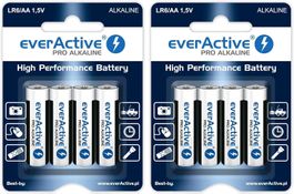 everActive AA Batterien 40er Pack, Pro Alkaline, Mignon LR6