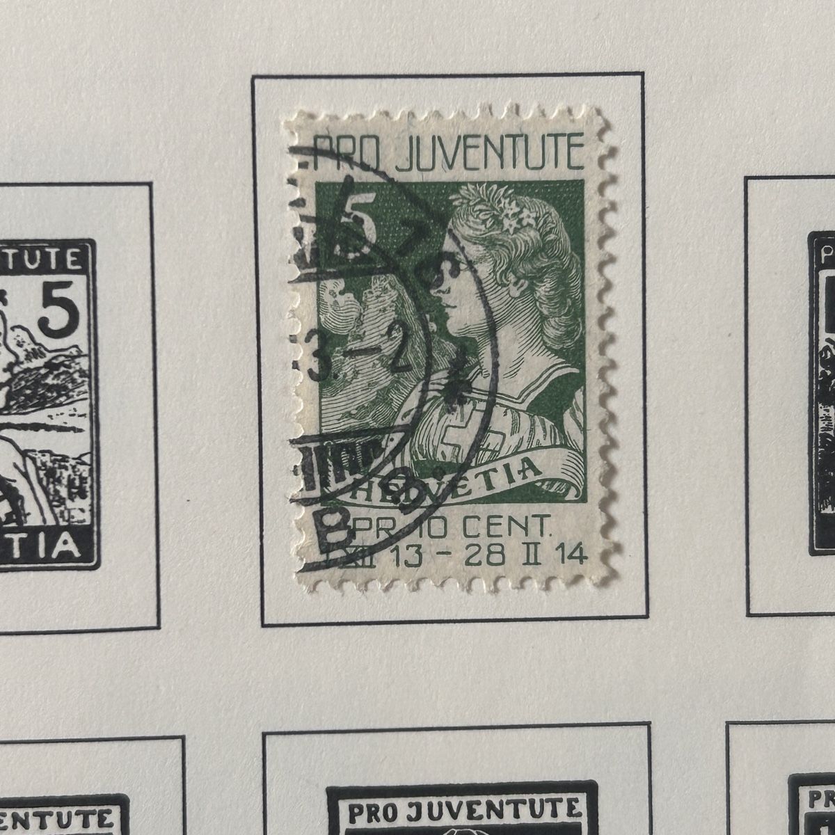 Tutti i francobolli: Alte Schweizer Briefmarken ab 1913 – Usato da Laufen venduto da belleskulptur