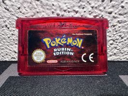Neue Batterie!  GBA Pokémon Rubin Edition deutsch TOP