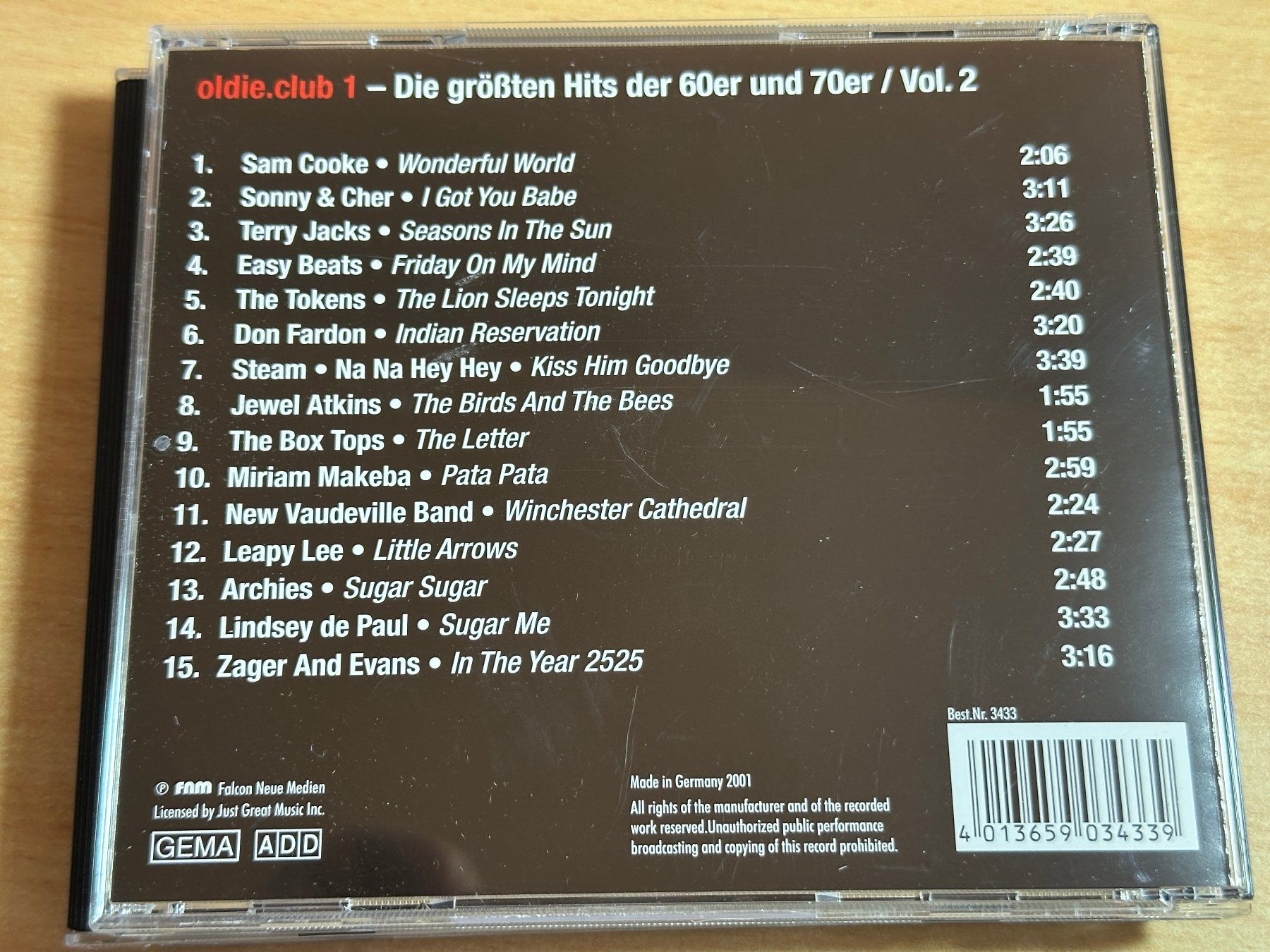 CD: Various – Oldie.club 1 - 3 CD – Usato da Rikon im Tösstal venduto da Alpenmutz 5