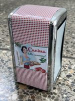 Retro Kitchen Napkin Holder - Cucina della Mamma Design 🍕