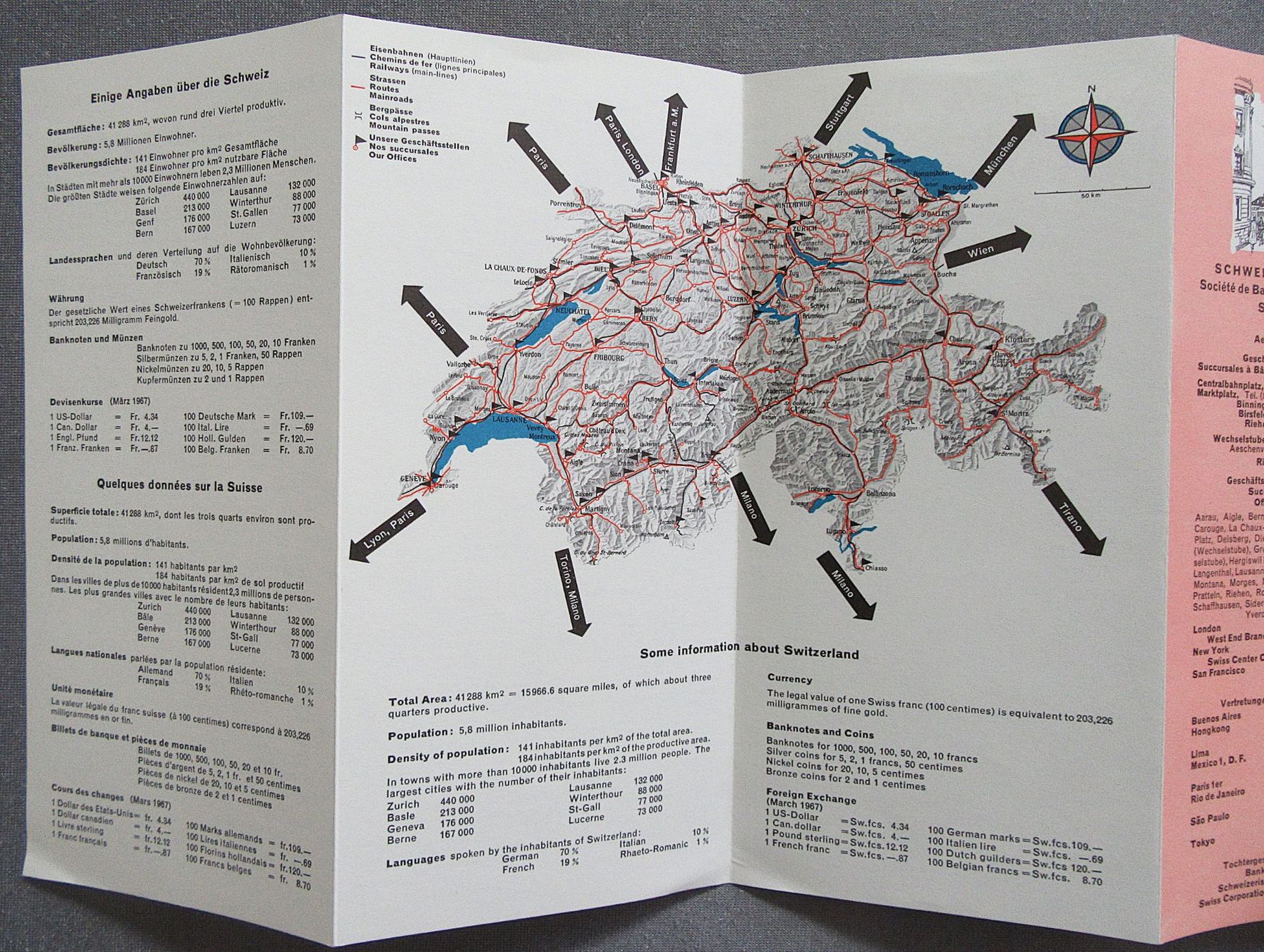 Dokumente: Plan von Basel von 1966 - Faltplan - Stadtplan – Gebraucht aus Auenstein von Padabimbim 6