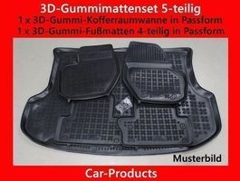 3D-Gummi-Set 5-teilig Skoda Kodiaq 7-Sit