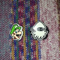 Kinder Joy Super Mario Set ,Luigi, Tintenfisch